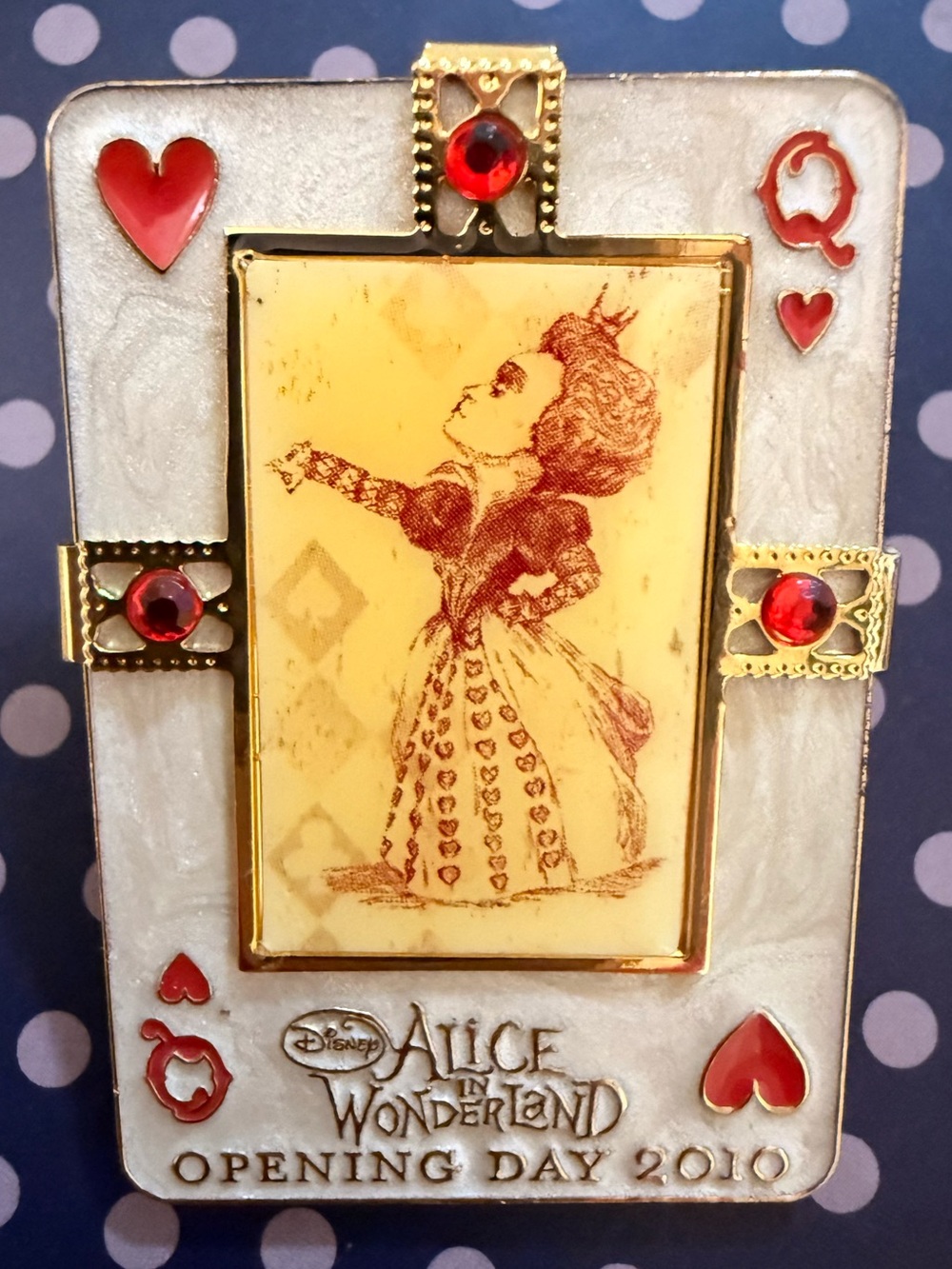 *LE* (Disney)~Opening Day 2010 Alice in Wonderland Pin ♥️